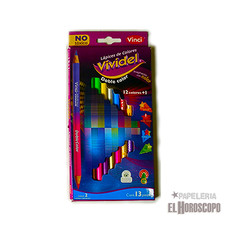 Vividel Lápices Doble Color